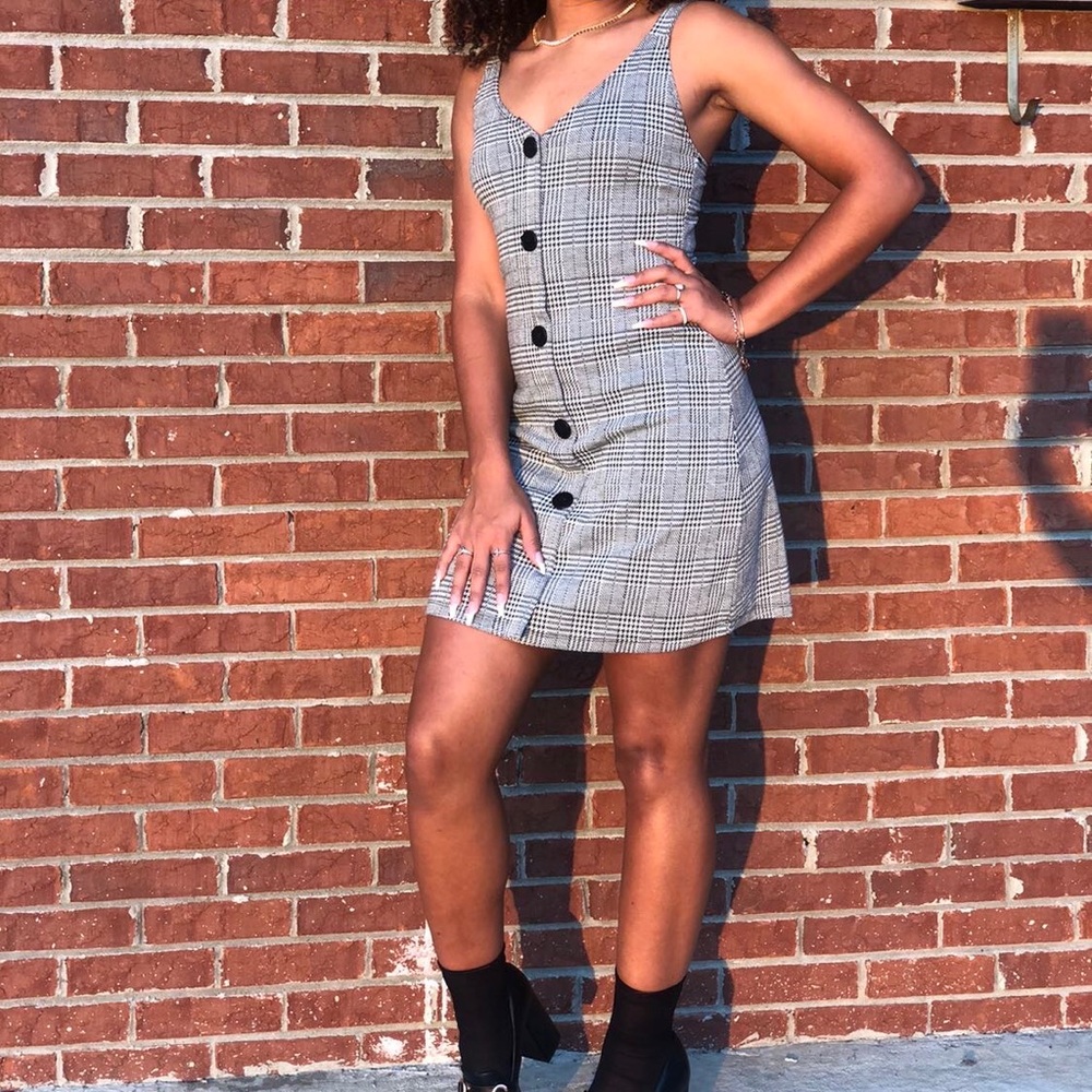 Houndstooth Dress